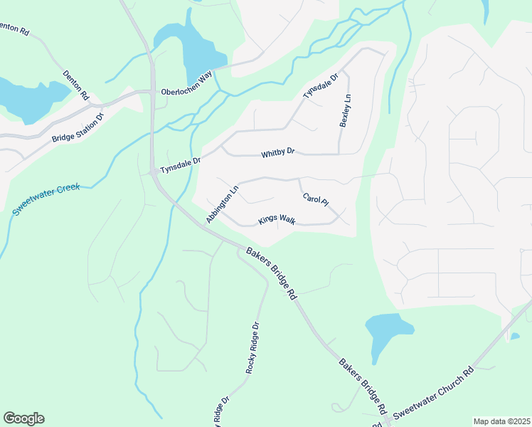 map of restaurants, bars, coffee shops, grocery stores, and more near 271 Kings Walk in Douglasville