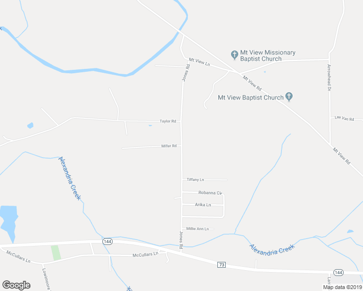 map of restaurants, bars, coffee shops, grocery stores, and more near 101 Miller Road in Ohatchee