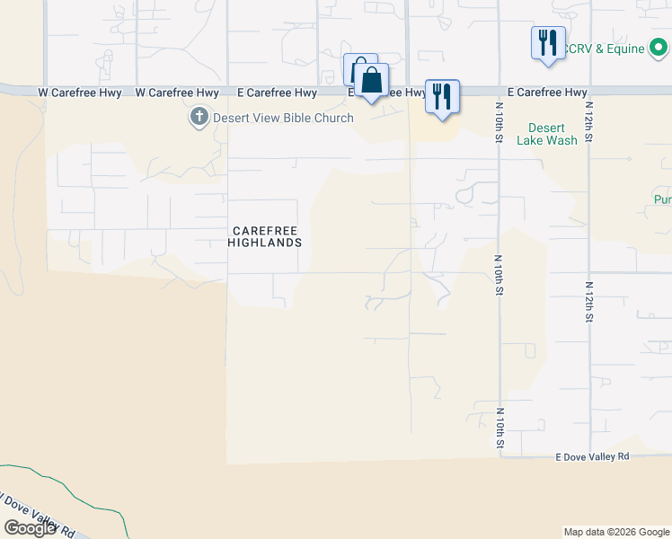 map of restaurants, bars, coffee shops, grocery stores, and more near 33805 2nd Street in Phoenix