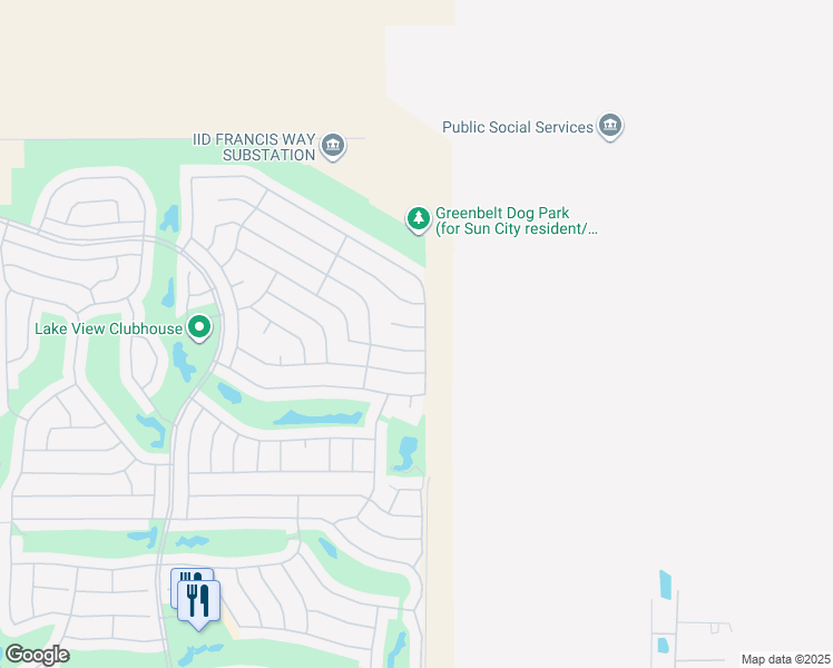 map of restaurants, bars, coffee shops, grocery stores, and more near 78987 Spirito Court in Palm Desert