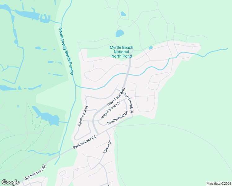 map of restaurants, bars, coffee shops, grocery stores, and more near 4596 Marshwood Drive in Myrtle Beach