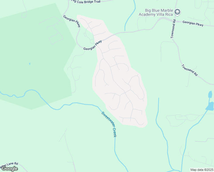 map of restaurants, bars, coffee shops, grocery stores, and more near 174 Nunnally Place in Villa Rica