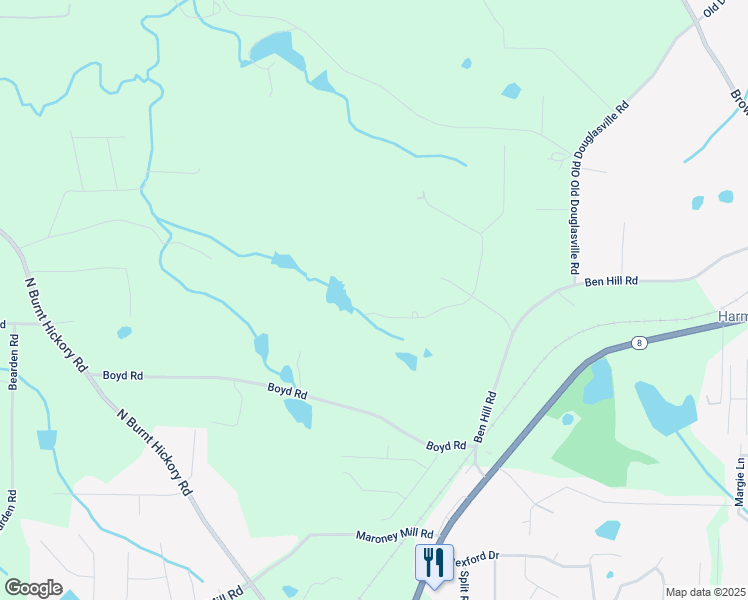 map of restaurants, bars, coffee shops, grocery stores, and more near 523 Greystone Lane in Douglasville