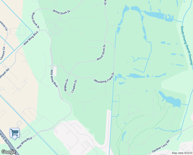 map of restaurants, bars, coffee shops, grocery stores, and more near 1004 Gallinule Drive in Conway