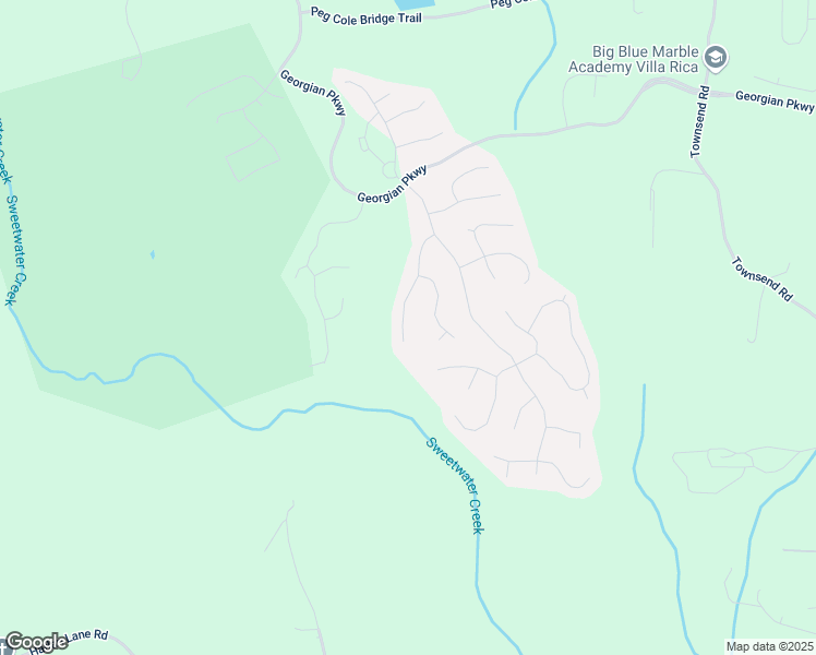 map of restaurants, bars, coffee shops, grocery stores, and more near 233 Yorkshire Lane in Villa Rica