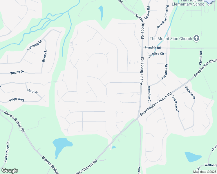 map of restaurants, bars, coffee shops, grocery stores, and more near 305 Savannah Place in Douglasville