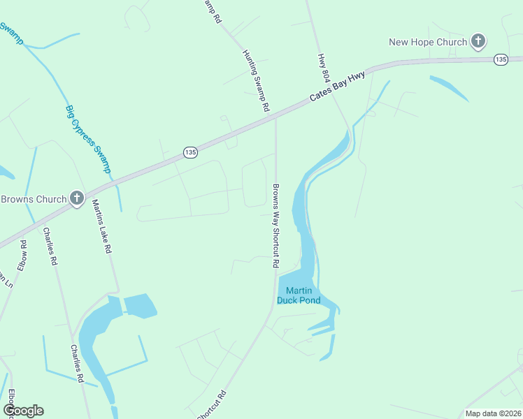 map of restaurants, bars, coffee shops, grocery stores, and more near 6000 Browns Way Shortcut Road in Conway