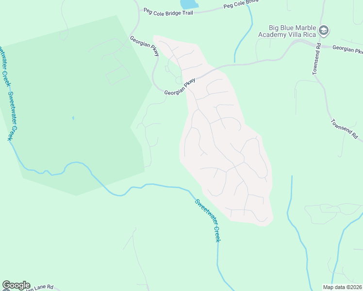 map of restaurants, bars, coffee shops, grocery stores, and more near 172 Yorkshire Lane in Villa Rica