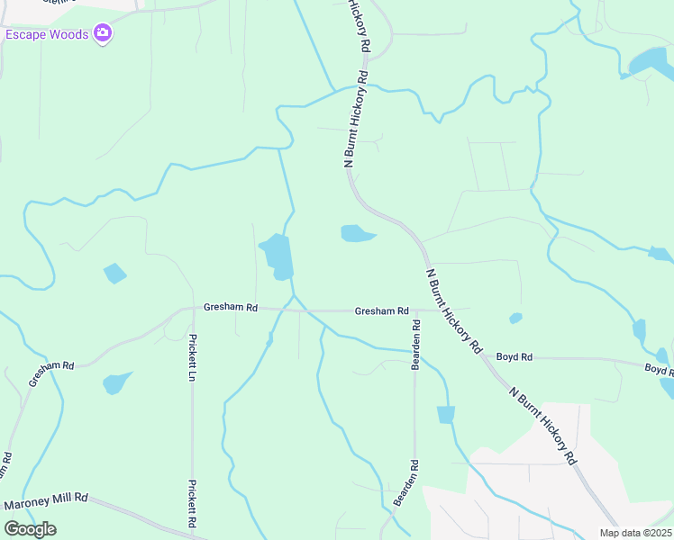 map of restaurants, bars, coffee shops, grocery stores, and more near 4640 Gresham Road in Douglasville