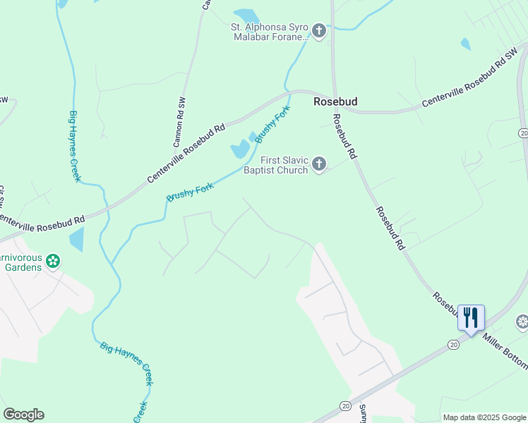 map of restaurants, bars, coffee shops, grocery stores, and more near 540 Windermere Drive in Loganville