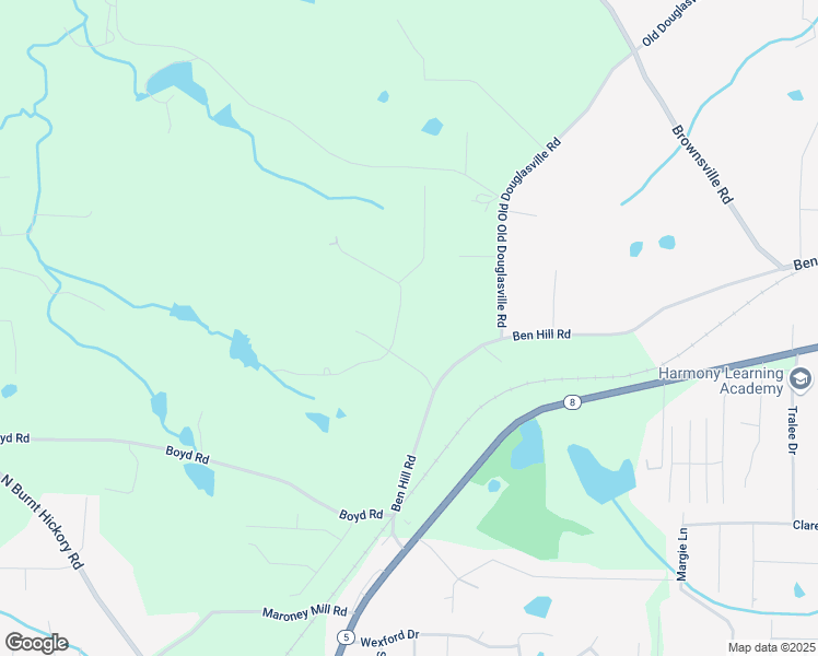 map of restaurants, bars, coffee shops, grocery stores, and more near 460 Greystone Lane in Douglasville