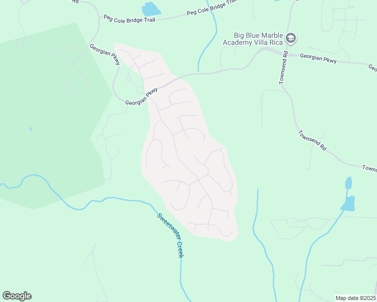 map of restaurants, bars, coffee shops, grocery stores, and more near 183 Wentworth Lane in Villa Rica