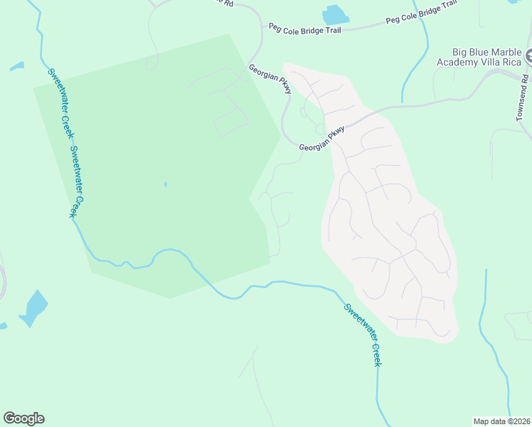 map of restaurants, bars, coffee shops, grocery stores, and more near 298 Manchester Lane in Villa Rica
