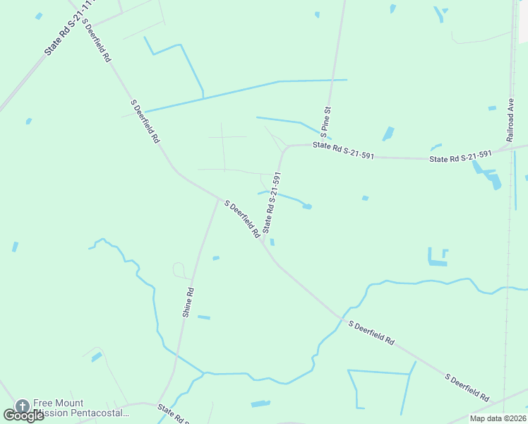 map of restaurants, bars, coffee shops, grocery stores, and more near 445 West Willow Pond Road in Johnsonville