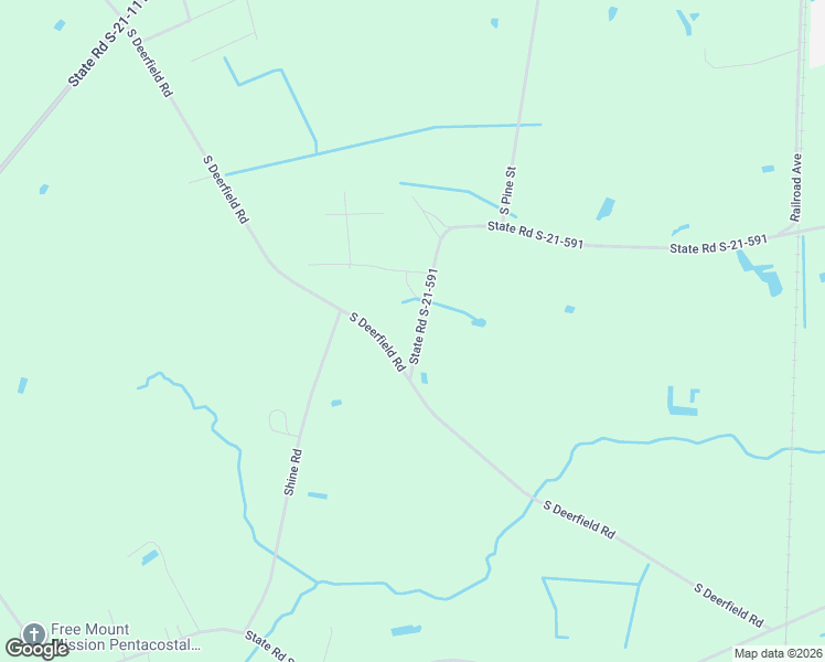 map of restaurants, bars, coffee shops, grocery stores, and more near 445 West Willow Pond Road in Johnsonville