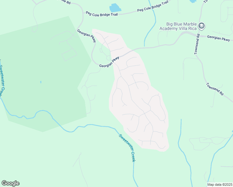 map of restaurants, bars, coffee shops, grocery stores, and more near 141 Yorkshire Lane in Villa Rica