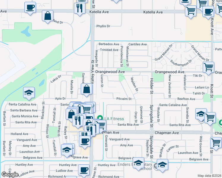 map of restaurants, bars, coffee shops, grocery stores, and more near 6114 Tonga Circle in Cypress