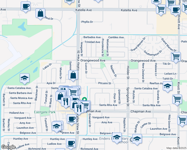 map of restaurants, bars, coffee shops, grocery stores, and more near 6114 Tonga Circle in Cypress