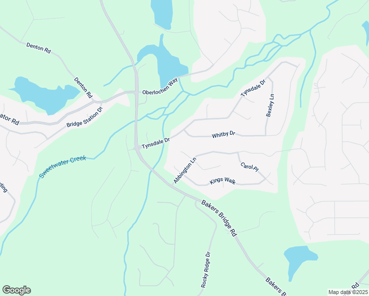 map of restaurants, bars, coffee shops, grocery stores, and more near 7 Dene Drive in Douglasville