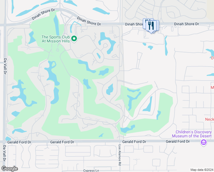 map of restaurants, bars, coffee shops, grocery stores, and more near 10503 Sunningdale Drive in Rancho Mirage