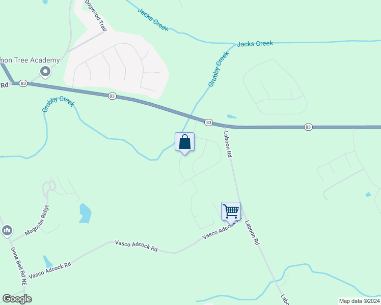 map of restaurants, bars, coffee shops, grocery stores, and more near 228 Clearwater Drive in Monroe