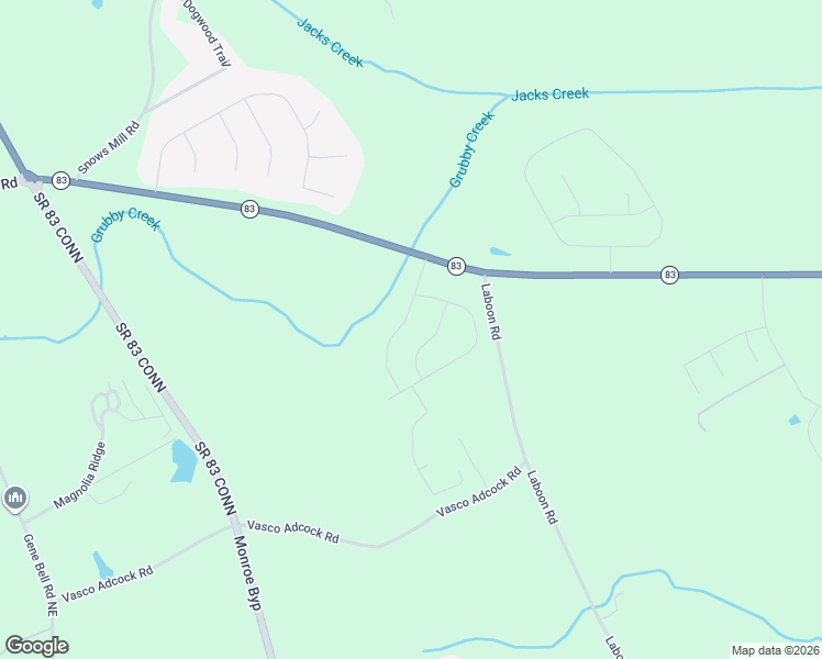 map of restaurants, bars, coffee shops, grocery stores, and more near 228 Clearwater Drive in Monroe