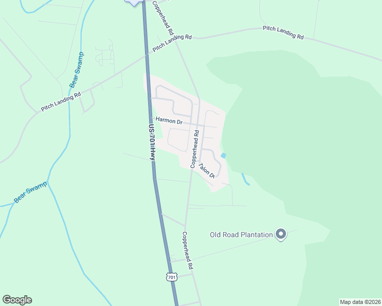 map of restaurants, bars, coffee shops, grocery stores, and more near 4000 Copperhead Road in Conway