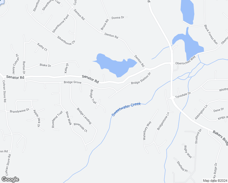 map of restaurants, bars, coffee shops, grocery stores, and more near 35 Bridge Grove in Douglasville