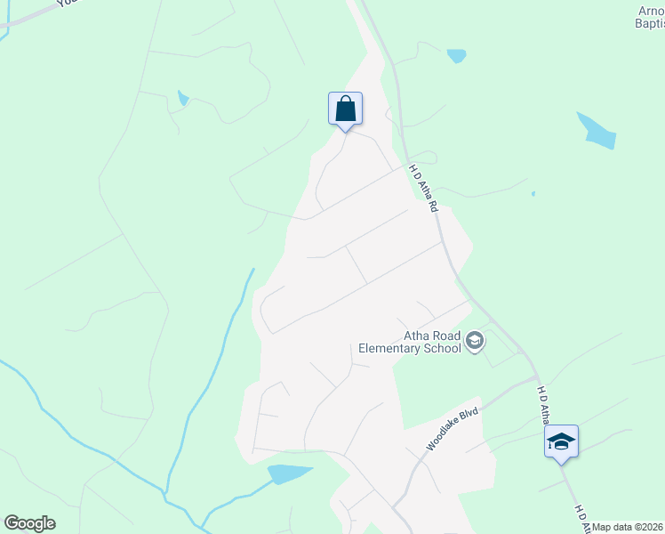 map of restaurants, bars, coffee shops, grocery stores, and more near 2175 Maris Way in Monroe