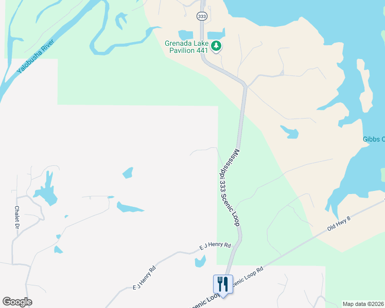 map of restaurants, bars, coffee shops, grocery stores, and more near 108 Vfw Road in Grenada