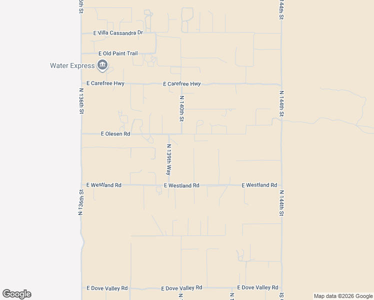 map of restaurants, bars, coffee shops, grocery stores, and more near 34011 North 139th Place in Scottsdale