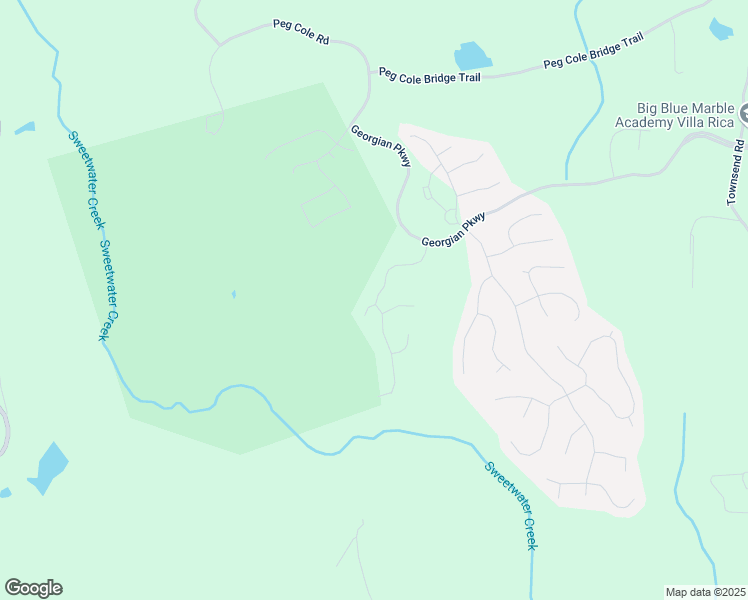 map of restaurants, bars, coffee shops, grocery stores, and more near 14 Duval Court in Villa Rica