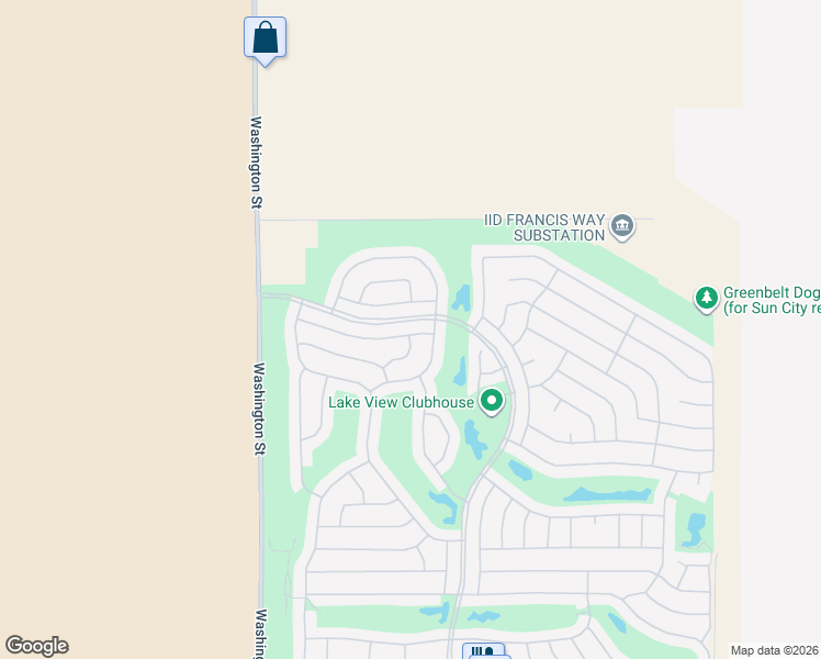 map of restaurants, bars, coffee shops, grocery stores, and more near 78322 Vinewood Drive in Palm Desert