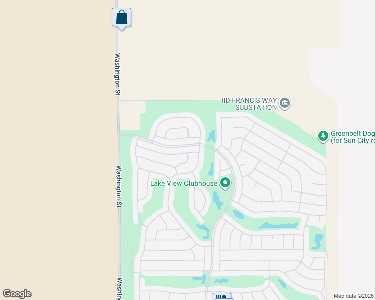 map of restaurants, bars, coffee shops, grocery stores, and more near 78322 Vinewood Drive in Palm Desert