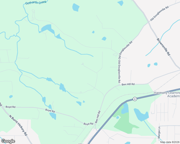 map of restaurants, bars, coffee shops, grocery stores, and more near 387 Greystone Lane in Douglasville