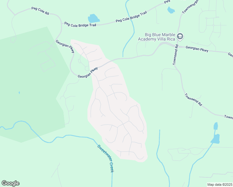 map of restaurants, bars, coffee shops, grocery stores, and more near 50 Worthington Lane in Villa Rica