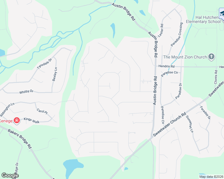 map of restaurants, bars, coffee shops, grocery stores, and more near 59 Shea Court in Douglasville