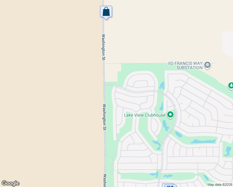 map of restaurants, bars, coffee shops, grocery stores, and more near 35114 Rosemont Drive in Palm Desert