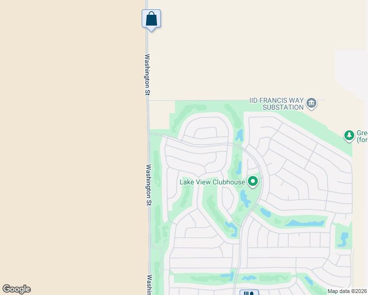 map of restaurants, bars, coffee shops, grocery stores, and more near 78142 Vinewood Drive in Palm Desert