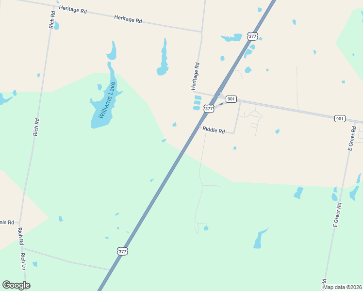 map of restaurants, bars, coffee shops, grocery stores, and more near 27597 U.S. 377 in Gordonville