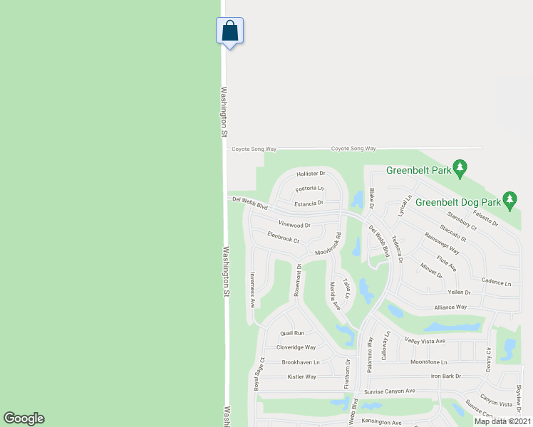 map of restaurants, bars, coffee shops, grocery stores, and more near 78102 Vinewood Drive in Palm Desert