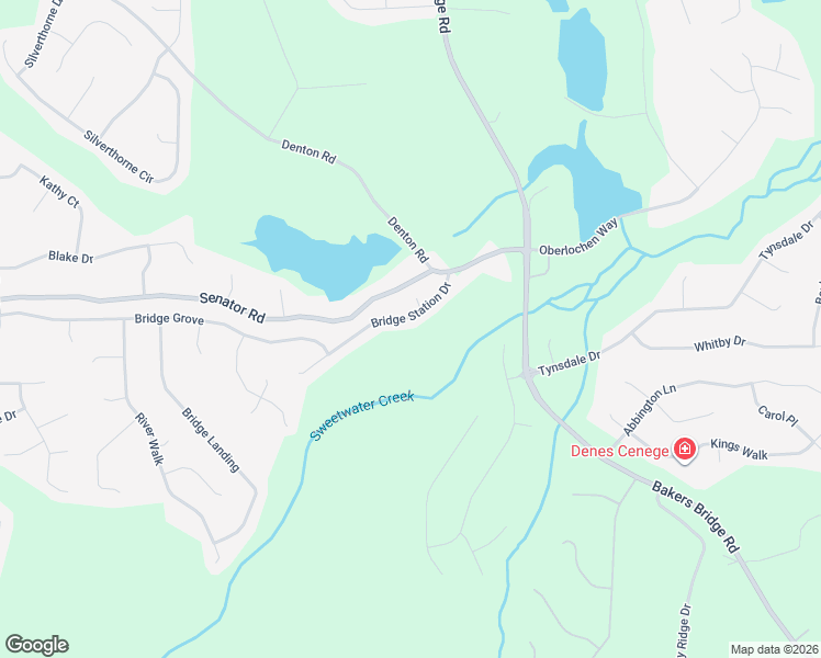 map of restaurants, bars, coffee shops, grocery stores, and more near 147 Bridge Station Drive in Douglasville