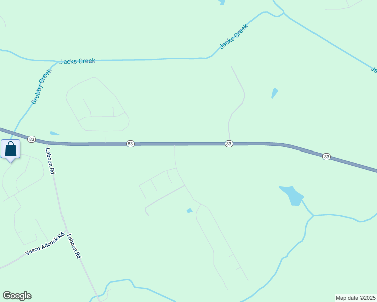 map of restaurants, bars, coffee shops, grocery stores, and more near 2125 Georgia 83 in Monroe