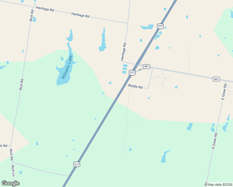 map of restaurants, bars, coffee shops, grocery stores, and more near U.S. Route 377 in Gordonville