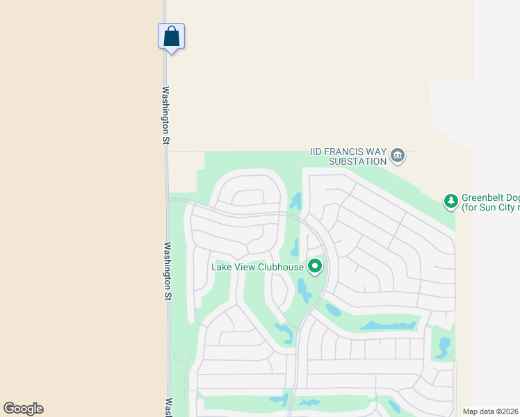 map of restaurants, bars, coffee shops, grocery stores, and more near 78305 Estancia Drive in Palm Desert