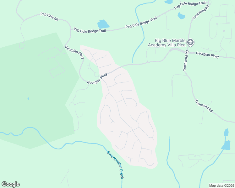 map of restaurants, bars, coffee shops, grocery stores, and more near 191 Hanover Drive in Villa Rica