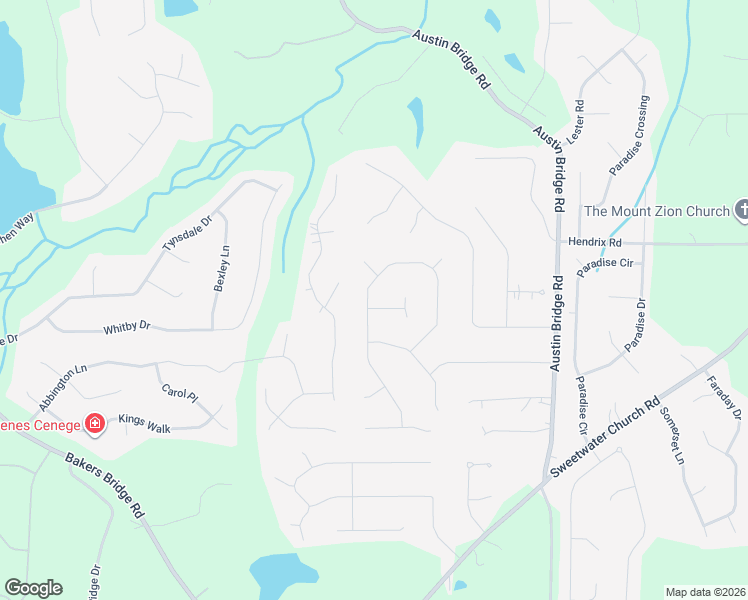 map of restaurants, bars, coffee shops, grocery stores, and more near 15 Tiffany Court in Douglasville