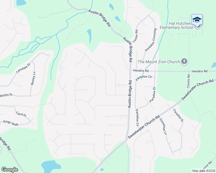 map of restaurants, bars, coffee shops, grocery stores, and more near 282 Bentonville Lane in Douglasville