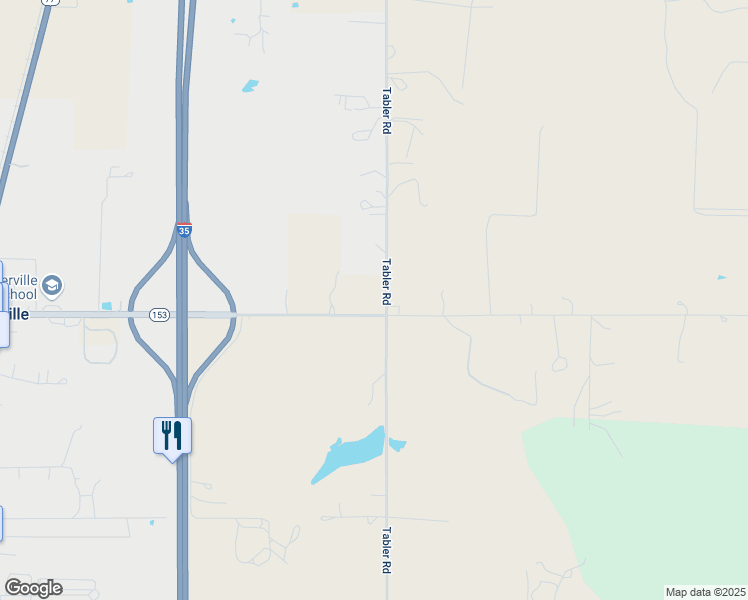 map of restaurants, bars, coffee shops, grocery stores, and more near 11128 Hide-A-Way Lane in Thackerville