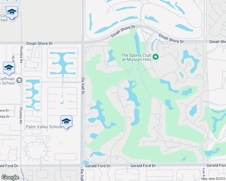 map of restaurants, bars, coffee shops, grocery stores, and more near 34745 Mission Hills Drive in Rancho Mirage